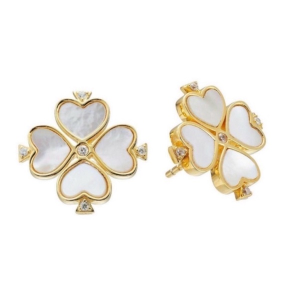 kate spade Jewelry - KATE SPADE • Legacy Logo Spade Earrings